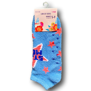 3/$15 Star Mom Mother's Day Funny Novelty Low Cut Cozy Fashion Socks - NWT